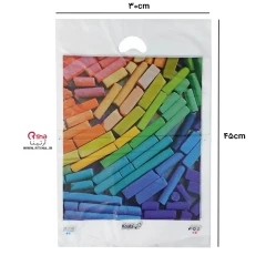 نایلون طرح دار و دسته دار سایز 45×30 سانتیمتر (100تایی)