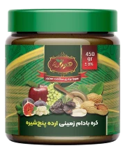 کره بادام زمینی ارده پنج شیره