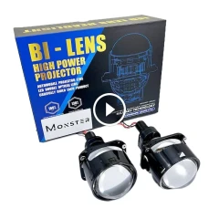 لنز چراغ بای لد F83B مانستر 55W دو چیپ CSP