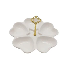 اردو خوری مدل 5 خانه برگی دسته فلز 3014