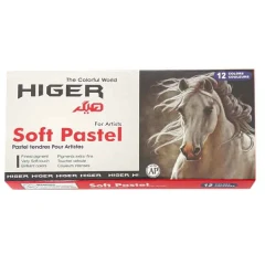 پاستل گچی هیگر 12 رنگ (higer soft pastel)