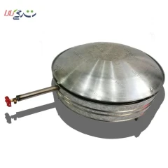 تنور ساجی پخت نان گازی سایز 60 با ساج ضخیم ضد زنگ