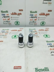وزنه (محافظ) سر میله فرمان رنتال اسپرت موتور کلیک و طرح کلیک نقره ای سفید (جفتی)