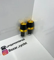 وزنه فرمان اسپرت انواع موتورسیکلت رنتال سری C رنگ طلایی مشکی (جفت)