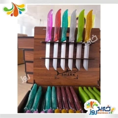 چاقو اره ای برند shark تیغ سوئدی (جعبه 60 عددی)