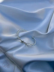 بنگل مارپیچ نقره ای