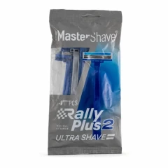 خودتراش 2 لبه مدل Rally Plus 2 بسته 4 عددی مستر شیو