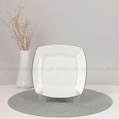 پیش دستی بزرگ طرح کویین لب طلا چینی تقدیس