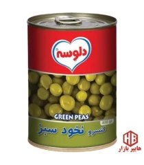 کنسرو 400 گرم نخود سبز دلوسه