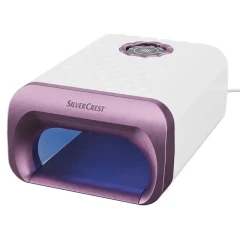 دستگاه UV ناخن SILVERCREST مدل SNS 45 B4 مناسب کاشت و ژلیش با تایمر خودکار