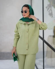 ست مانتو شومیزی و شلوار تابستانه خنک