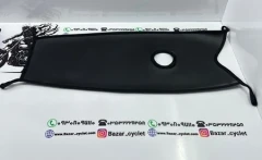 روکش باک موتور سیکلت هندا چرمی ساده مشکی درب وسط