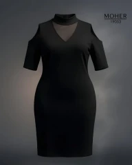 لباس مجلسی سایز بزرگ توری