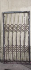 درب آکاردئونی طرح دو گل: