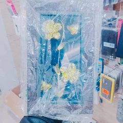 قاب گل طلا هزینه ارسال پست پس کرایه