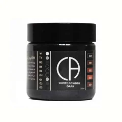 پودر کنته مشکی تیره کلارک Conte Powder Dark) CH1)