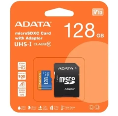کارت حافظه microSDHD ای دیتا مدل Premier کلاس 10 استاندارد 1 UHS-I سرعت 100MBps ظرفیت گیگابایت 128
