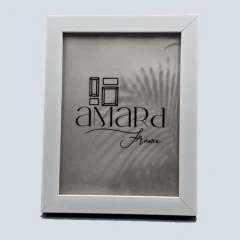 قاب عکس سایز 25*20 مدل 2 سانتی سفید