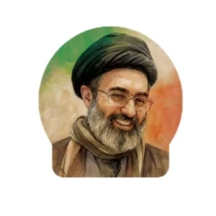 برچسب خودرو طرح رهبر جدید زمینه 3رنگ پرچم ایران اندازه حدودی 13.5در14سانت برش لیزری کد 10472705