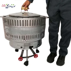 تنور گازی استوانه‌ای پخت نان سایز 40 (ظرفیت 3 نان)