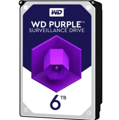 هارد دیسک اینترنال وسترن دیجیتال با رابط 3.0 SATA مدل WD 6TB Purple 256MB SATA 6Gb/s ظرفیت 6 ترابایت