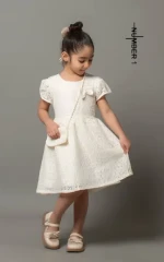 سارافون مجلسی دخترانه گیپور بچگانه