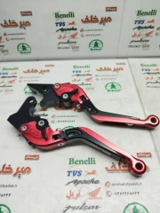 دسته (کتی) کلاچ و ترمز حرفه ای اسپرت رنتال cnc موتور یاماها طرح ایروکس nvx و pcx پی سی ایکس قرمز