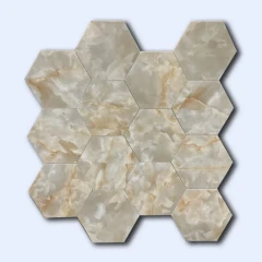 کاشی بین کابینتی پشت چسبی طرح سنگ کرم 30 سانتی کد 16251