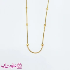 زنجیر زنانه استیل مدل توپی کد 1391