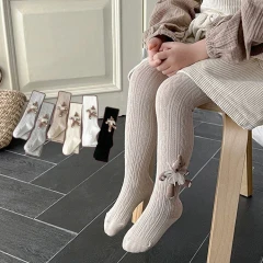 جوراب شلواری تدی بچگانه عروسکی کبریتی