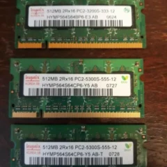 رم لپ تاپ Ram 512mb PC2 4200s-hynix