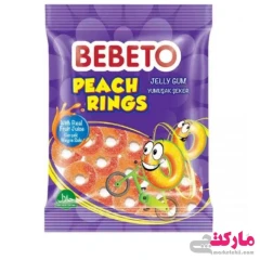 پاستیل حلقه شکری ببتو 80 گرم BEBETO