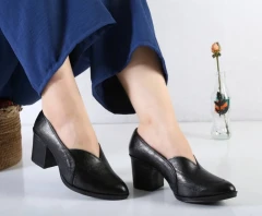 کفش مجلسی زنانه ریحانه مدل پاشنه پهن _ کد 186