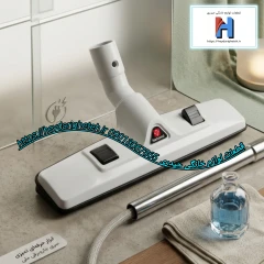 برس جاروبرقی ناسیونال ( مدل دو پدال ـ چرخدار - سوراخ دار ) کف فلزی