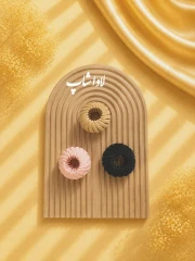 کلیپس آکاردئونی روکش مخملی همه کاره مو