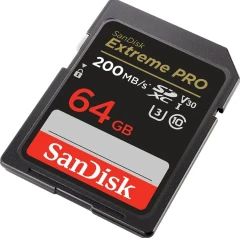 کارت حافظه SDXC سن دیسک مدل 30 Extreme Pro کلاس 10 استاندارد UHS-I U3 سرعت 200mbps ظرفیت 64 گیگابایت