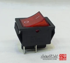کلید راکر پهن چراغ دار خارجی پایه برنج