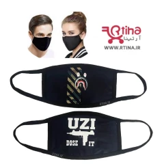 ماسک تنفسی نخی طرح uzi