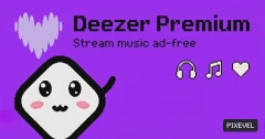 خرید گیفت کارت دیزر پریمیوم | Deezer | پیکسول