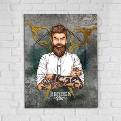 تابلو آرایشگاه مردانه خاص با نوشته Barber Style