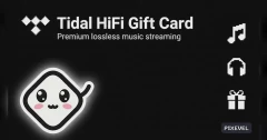 خرید گیفت کارت تیدال | TIDAL HiFi | پیکسول