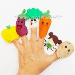 عروسک انگشتی میوه ای نمدی