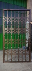 درب آکاردئونی طرح چهار گل گرید B: