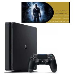 کنسول بازی سونی مدل Playstation 4 Slim ریجن 3 کد CUH-2218B ظرفیت 1 ترابایت به همراه 10 عدد بازی