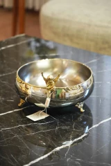 آجیل خوری فرشته استیل برنج وارداتی کد 8926SB