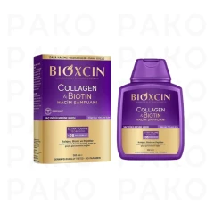 شامپو بیوکسین مدل کلاژن و بیوتین bioxcin