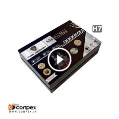 هدلایت M8 PRO-MAX پایه H7 رنگ سفید برند توبیز 2025 اورجینال NEW | گارانتی تعویض طلایی (2عددی)