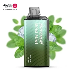 پاد یکبار مصرف نعناع جنگلی 18000 پاف موومنت لاست ویپ | Lost Vape Movement LV Miami Mint