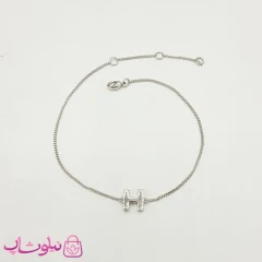 پابند دخترانه ظریف طرح هرمس نقره ای کد 150