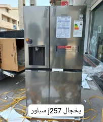 یخچال j257 سیلور . یخچال فریزر ساید بای ساید 24 فوت ال جی مدل GC-J257SMSV